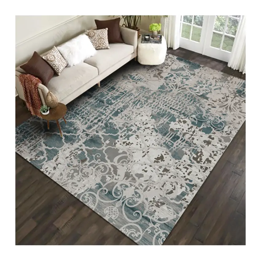 Residential Commercial Purpose Fashion Design Non-slip Mat Polyester Carpets And Rugs Floor Mat