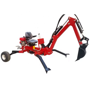 9HP 13.5hp 15HP Xăng Trung Quốc towable nhỏ gọn mini giá rẻ xô <span class=keywords><strong>loader</strong></span> backhoe 4x4 giá với backhoe để bán - Product Image 2