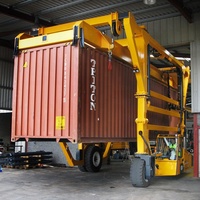 Grue portique électrique de manutention de conteneurs maritimes GP, capacité 30, 35, 40, 45 tonnes (40t, 45t, 35t), pour la manutention de réservoirs de GNC et de cylindres, fabriquée en Chine