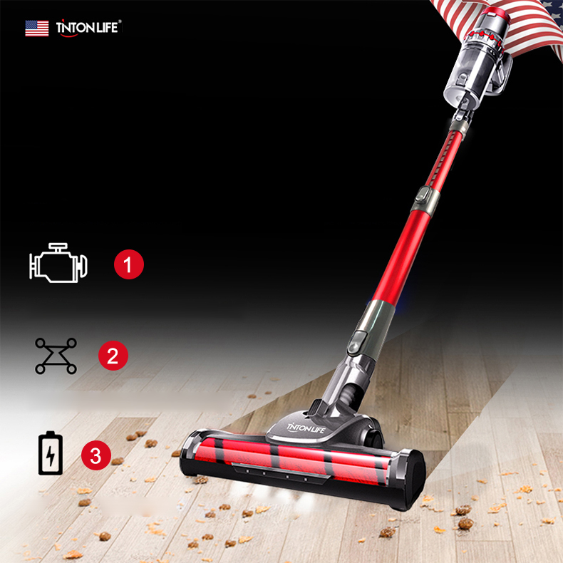 Бытовой пылесос TINTON LIFE с литиевой батареей 2200 мАч