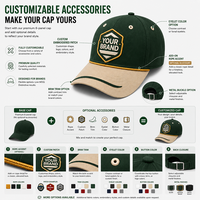 Gorra de Béisbol de Algodón con Logotipo Personalizado, Gorra Deportiva de 6 Paneles para Correr al Aire Libre, Senderismo y Clubes Universitarios, Gorra de Protección Solar