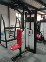 Xinrui Pin Loaded Pec Deck Fly Machine Commercial Gym Seated Chest Fly Rear Delt Butterfly Strength Equipment