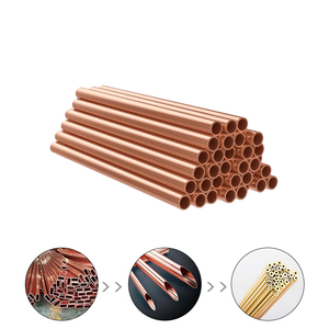 Tuyau en cuivre C1100/C1200 de haute pureté sur mesure pour l'industrie de la décoration, services de pliage et de soudage, longueur personnalisée - Product Image 3