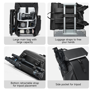 MOYYI Shockproof DSLR <strong>Camera</strong> <strong>Bags</strong> for Men Multi-function Laptop <strong>Camera</strong> Video <strong>Backpack</strong> <strong>Bags</strong> - Product Image 3