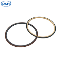 Joint d'étanchéité DRS pour tige de piston hydraulique, en PU/NBR/FKM, résistant à l'usure et à la pression (30 MPa), pour vérins hydrauliques et systèmes hydrauliques mobiles