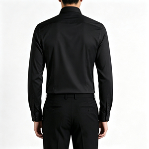 Chemise habillée <span class=keywords><strong>homme</strong></span> à manches longues, formelle, infroissable, respirante, légère, printemps-été, qualité supérieure, luxe - Product Image 2