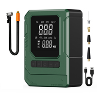 Compresseur d'air portable sans fil pour pneus, 150 PSI, affichage numérique, arrêt automatique, moniteur de pression des pneus, batterie DC12V, voiture