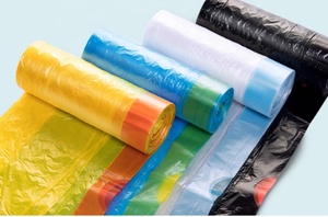 Sacs poubelles transparents pour cuisine de 13 gallons avec cordon de serrage - Product Image 3