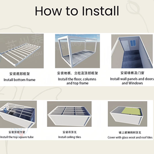 Sang Trọng An Ninh Gian Hàng Chất Lượng Cao Sentry Hộp Bảo Vệ Phòng Nhà Đúc Sẵn Modular Di Động Container Prefab Nhà - Product Image 6