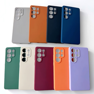 <span class=keywords><strong>Coque</strong></span> de téléphone en silicone liquide de couleur unie pour Samsung Galaxy S26 S25 S24 S23 <span class=keywords><strong>S22</strong></span> <span class=keywords><strong>Ultra</strong></span> S24 Plus FE avec boîte officielle - Product Image 2