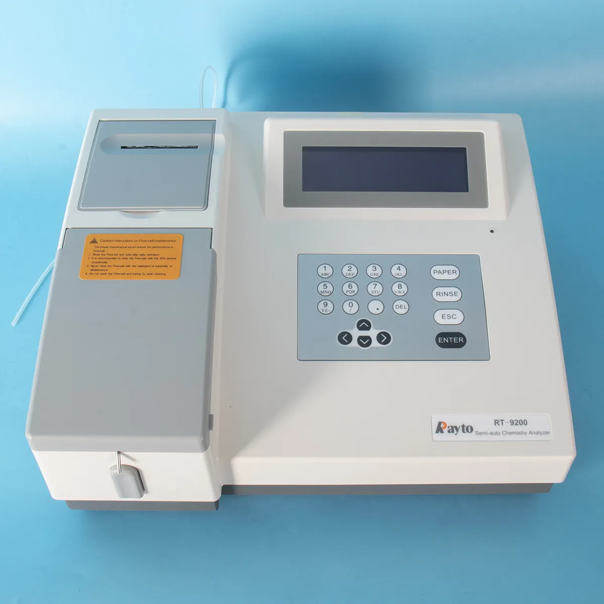 Analyseur de biochimie semi-automatique Rayto RT-9200