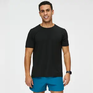 OEM 사용자 정의 로고 플러스 EU 크기 4XL 체육관 의류 남성 활동복 셔츠 운동 폴리에스터 러닝 티셔츠 상의