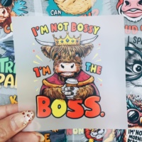 Disegni DTF di Animali Cartoon con Citazioni Satiriche, Stampa Digitale Personalizzata Pronta per Trasferimento a Caldo su Magliette
