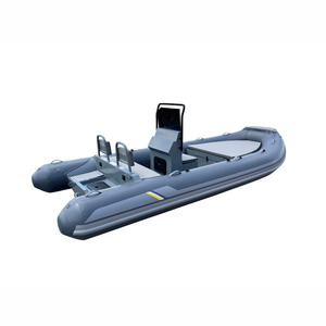 Bateau pneumatique pliable en fibre de verre Hypalon avec moteur à jet pour la pêche, vendu par <span class=keywords><strong>Alu</strong></span> - Product Image 1