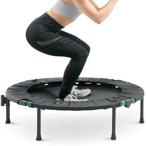 New Arrival Manufacturers Outdoor Trampoline Kid Fitness Mini Children's Round Adults Folding Garden Trampoline Fitness Jumping
