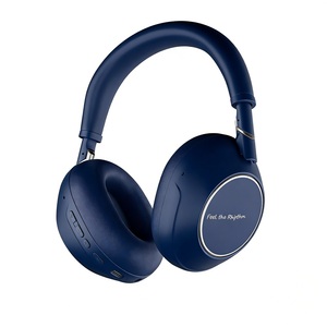 Cuffie Ibride ANC con Riduzione del Rumore, Funzione Hear-Through, Doppia Connessione, per Allenamento <span class=keywords><strong>e</strong></span> Sollevamento Pesi, Imbottitura Traspirante in Rete, Blu Oceano - Product Image 1