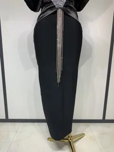 Abito Aderente con Catene Scintillanti, <span class=keywords><strong>Abbigliamento</strong></span> di Lusso per Feste di Compleanno da Donna - Product Image 6