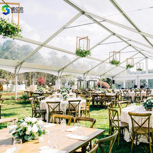 TUV CE ISO certifié 15x20 chauffé en plein air hiver robuste grande tente de pêche à <span class=keywords><strong>la</strong></span> <span class=keywords><strong>carpe</strong></span> chapiteau de mariage tente cloche en aluminium - Product Image 6