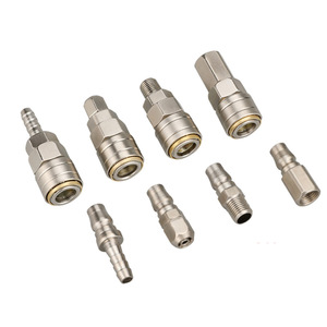 Raccord rapide JIN SH+PH-20, type à insertion 8,5 mm, en acier inoxydable, pour compresseur d'air, pour connexion de tuyau. - Product Image 2