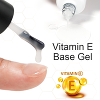 ICE NOVA vitamine E Base Gel Gel professionnel Base vernis fournir des antioxydants en gros personnaliser pour Salon bricolage ongles Art