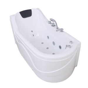 Bañeras de Diseño Clásico RELAX en Oferta, Bañera de Esquina Acrílica Blanca, SPA, Bañera Sexual con Grifo y Almohada - Product Image 1