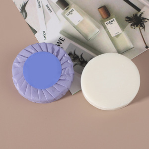 Commercio all'ingrosso sapone monouso articoli da toeletta per <span class=keywords><strong>hotel</strong></span> Star e motel, rotondo di crusca di grano in marrone carta Kraft imballaggio - Product Image 2