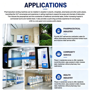 <b>Wifi</b> Smart Medicine Vending Machine 369 Channels 4G Smart Pharmacy Vending Machine Refrigerated Otc Medicine Dispenser Cabinet - Product Image 5