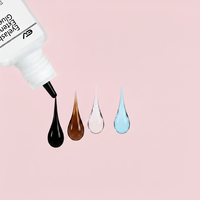Colle pour extensions de cils personnalisée, hypo-sensible, résistante à l'eau, sans alcool, séchage rapide, inodore, non irritante, sans latex