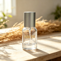 Botol Parfum Kaca Mewah 10ml dengan Leher Crimp, Logo Kustom Mini Display