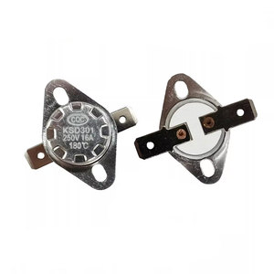 5 ชิ้น 16A 250V KSD301 302 สวิตช์ควบคุมอุณหภูมิแบบปกติปิด NC 40C 75 80 85 90 95 100 125 150 170 180 185 190 200 250 - Product Image 1
