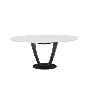 Modern Minimalist Wabi Sabi Cement <b>Dining</b> <b>Table</b> Custom Concrete Pedestal <b>Table</b> For Hotel Restaurant Projects B2B Sourcing - Product Image 2
