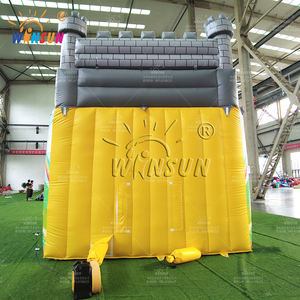 สไลเดอร์เป่าลมคุณภาพสูงแบบกำหนดเองของ WINSUN สไลเดอร์เป่าลมรูปปราสาทโบราณทำจาก PVC สำหรับเล่นแบบแห้ง - Product Image 5