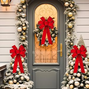 Cinta roja de Navidad para decoraciones de árboles de Navidad, envoltura de regalos, guirnaldas para fiestas de boda, corona de Navidad y manualidades DIY - Product Image 3