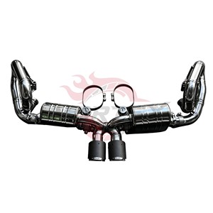 ท่อไอเสียสแตนเลส Vortex Sports Performance สำหรับ Porsche 911 991 Carrera GT3 4.0 Style Catback Accessories - Product Image 2