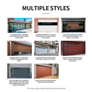 Conception moderne <span class=keywords><strong>Porte</strong></span> <span class=keywords><strong>de</strong></span> <span class=keywords><strong>garage</strong></span> <span class=keywords><strong>de</strong></span> voiture isolée en aluminium Télécommande inclinable Sectionnel enroulable Caractéristique <span class=keywords><strong>antivol</strong></span> Surface finie - Product Image 6