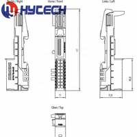 HYTECH SIEMENS SIMATIC ET 200SP BaseUnit BU15-P16+A0+2B Tipo BU A0 6ES7193-6BP00-0BA0