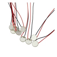 Pelat Keramik Piezo 10x1mm Elemen Cakram Piezoelektrik untuk Peralatan Pembersihan dan Penginderaan Ultrasonik