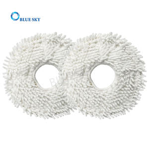 Tampons de nettoyage lavables pour aspirateur Robot ecvide, pièces de remplacement pour aspirateurs Robot, <span class=keywords><strong>Deebot</strong></span> <span class=keywords><strong>X1</strong></span> <span class=keywords><strong>Turbo</strong></span> Omni, accessoires - Product Image 1
