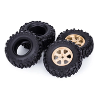 4 pneus en caoutchouc de 0,7 pouce pour pièces de voiture RC Crawler 1/30