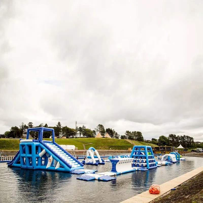 Lago gigante inflable juegos del parque del agua/nuevo parque acuático para venta