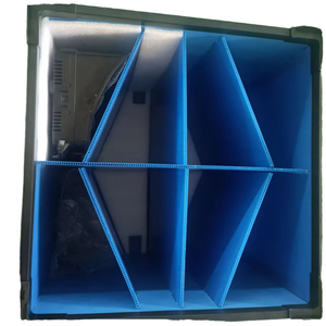 Boîte <span class=keywords><strong>de</strong></span> manutention en panneaux alvéolés PP antistatiques <span class=keywords><strong>sur</strong></span> <span class=keywords><strong>mesure</strong></span>, pliable, en plastique ondulé, avec séparateurs - Product Image 5