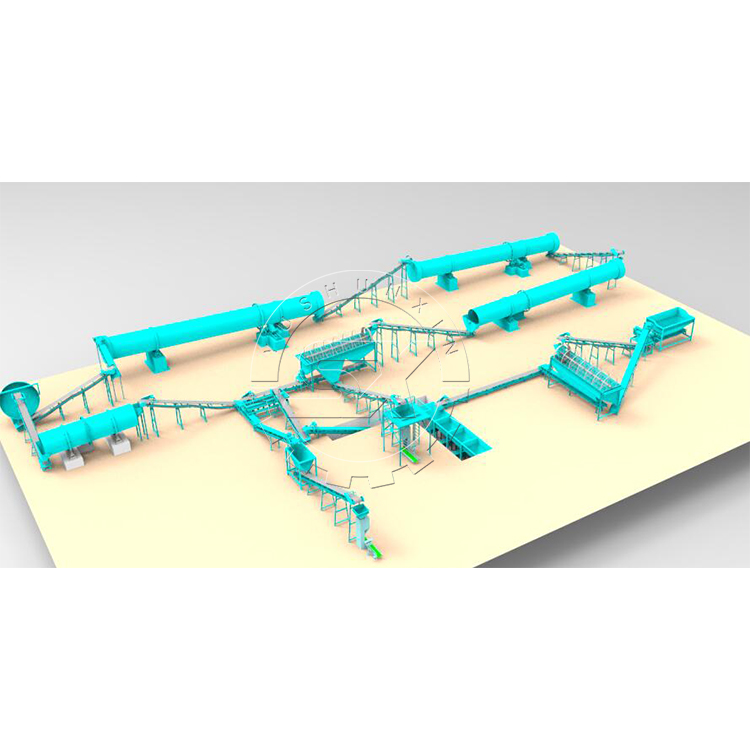 Завод по производству гранул для органических удобрений для птицеводства/линия по производству гранул для удобрений