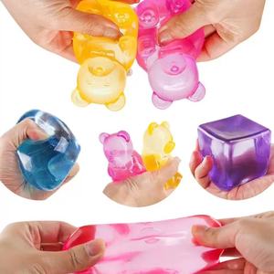 Jouet sensoriel anti-stress TPR Squishy en forme de bâtonnet de glace et de cube de beurre, balle à presser pour enfants et adultes, soulagement de l'anxiété - Product Image 2