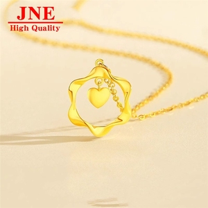 Collar de Oro 999 con Diseño de Banda de Möbius, Regalo de Cumpleaños para <span class=keywords><strong>Novia</strong></span> - Product Image 3