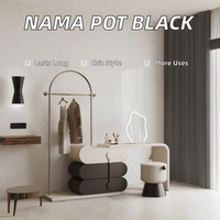 Zylindrisch Nama Coiffeuse suspendue/au sol en plastique au design moderne