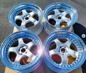 Rines de Aleación de Aluminio Forjado Cromados Plateados de 18-20 Pulgadas, 5x114.3 5x120, 3 Piezas, 40 mm ET, Nuevo Diseño Cóncavo de Posventa, Acabado Negro - Product Image 6