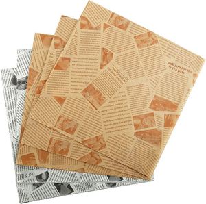 Food Grade Greaseproof <b>Papers</b> Oil-Proof Wrapping Wax Wrap <b>Paper</b> for BBQ Sandwich Hamburgers Packaging - Product Image 3