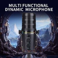 Microphone Dynamique Filaire USB XLR Professionnel pour Studio, Enregistrement de Podcast, Diffusion en Direct et Bureau