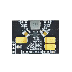 TPS63020 โมดูลจ่ายไฟอัตโนมัติ ปรับแรงดันไฟฟ้าขึ้นลงได้ 2.5V 3.3V 4.2V 5V แบตเตอรี่ลิเธียม แรงดันไฟฟ้าหยุดคลื่นต่ำ - Product Image 2