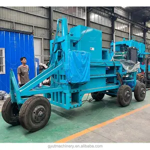 2024 Hot Sale Automatic Horizontal Hydraulic Sawdust Rice Husk Alfalfa Hay Cotton Seed Baler Machine